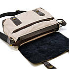 Чоловіча сумка через плече шкіра та папусина RGj-6002-3md TARWA, фото 5