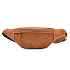 Поясна бананка шкіряна LIMARY Lim-525RB світло-коричнева, фото 3