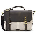 Чоловіча сумка-портфель із канвас і шкіри RCj-3960-3md TARWA, фото 3