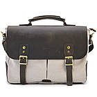 Чоловіча сумка-портфель із канвас і шкіри RCj-3960-3md TARWA, фото 6