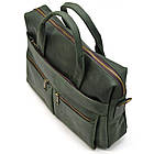 Чоловіча зелена шкіряна сумка RE-7122-3md TARWA, фото 6