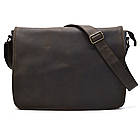 Сумка чоловіча через плече зі шкіри та канвас TARWA RCg-1047-3md, фото 3
