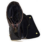 Сумка чоловіча через плече зі шкіри та канвас TARWA RCg-1047-3md, фото 8