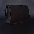 Сумка чоловіча через плече зі шкіри та канвас TARWA RCg-1047-3md, фото 10