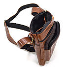 Сумка через плече чоловіча зі шкіри TARWA GB-1342-2-3md руда, фото 2