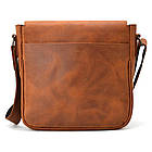 Чоловіча шкіряна сумка через плече RB-0002-3md TARWA коньячна, фото 3