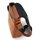 Чоловіча шкіряна сумка через плече RB-0002-3md TARWA коньячна, фото 5