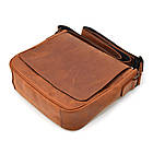 Чоловіча шкіряна сумка через плече RB-0002-3md TARWA коньячна, фото 7