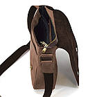 Чоловіча шкіряна сумка через плече RC-0002-3md TARWA коричнева, фото 3