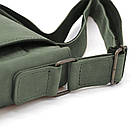 Чоловіча шкіряна сумка через плече RE-0002-3md TARWA зелена, фото 5
