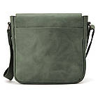 Чоловіча шкіряна сумка через плече RE-0002-3md TARWA зелена, фото 7
