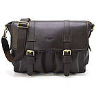 Сумка через плече зі шкіри Наппа коричнева GC-6690-4lx бренда Tarwa, фото 5