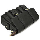 Сумка через плече зі шкіри crazy horse RA-6690-4lx бренда TARWA чорна, фото 4