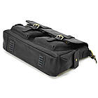 Сумка через плече зі шкіри crazy horse RA-6690-4lx бренда TARWA чорна, фото 6