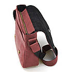 Чоловіча шкіряна сумка через плече RW-0002-3md TARWA марсала, фото 6