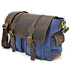 Чоловіча сумка через плече з канвасу та шкіри RKc-6690-4lx TARWA, фото 3