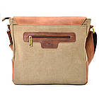 Сумка через плече розміру А4 із парусини та шкіри RBc-6601-3md TARWA, фото 4