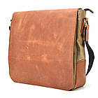 Сумка через плече розміру А4 із парусини та шкіри RBc-6601-3md TARWA, фото 5