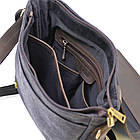 Сумка через плече розміру А4 із парусини та шкіри RGc-6601-3md TARWA, фото 2