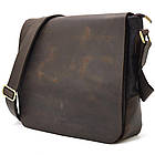 Сумка через плече розміру А4 із парусини та шкіри RGc-6601-3md TARWA, фото 5