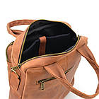 Вертикальна чоловіча сумка RB-7266-3md TARWA коньячна, фото 9