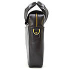 Шкіряна сумка для ноутбука GC-1812-4lx від TARWA коричнева, фото 4