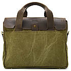 Сумка для ноутбука з канвасу та шкіри RHc-1812-4lx від TARWA, фото 3