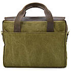 Сумка для ноутбука з канвасу та шкіри RHc-1812-4lx від TARWA, фото 5