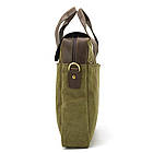 Сумка для ноутбука з канвасу та шкіри RHc-1812-4lx від TARWA, фото 6