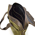 Сумка для ноутбука з канвасу та шкіри RHc-1812-4lx від TARWA, фото 7