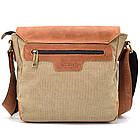 Сумка-месіжер через плече чоловіча, парусина та шкіра RBs-1309-4lx TARWA, фото 3