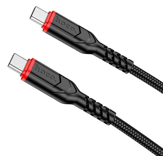 Кабель HOCO X59 Victory Type-C to Type-C 60W/3A/1m black