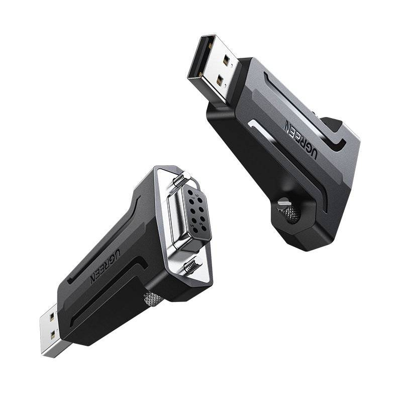 Адаптер UGREEN  CM326 Usb A2.0 To Db9 Rs -232 Female Adapter (80111)