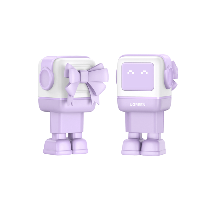 Мережевий зарядний пристрій Ugreen CD361 Nexode Robot GaN Tech USB + 2 x USB Type-C 65W (35291) Purple