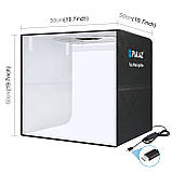 Лайтбокс 50 см із кільцевою лампою Puluz PU5051EU, фото 8