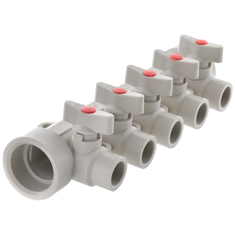 Колектор для теплої підлоги на 5 контура з кульовими кранами (40x20) PPR Koer K0172.PRO (KP0222), фото 1