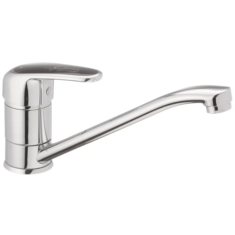 Змішувач для кухні HAIBA MAGIC 555 з чорною ручкою (HB0667), фото 1