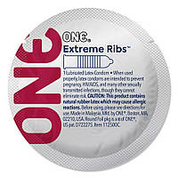 Презерватив ONE Extreme Ribs 1 шт