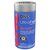 Презервативи ONE Ultra Feel 10 шт, подарункова упаковка тюб