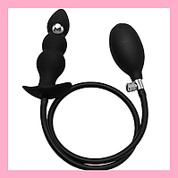 Надувний трикуловий анальний корок зі зміщеним центром тяжкості, Анальний розширювач із грушею, Інтимні