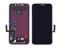 Дисплей для телефона Apple iPhone 11, з сенсорним склом, чорний