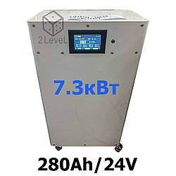 Збірка з акумуляторів EVE 7.3 кВт Акумулятор LiFePO4 для дому 24V АКБ літій-залізо-фосфатний 280Ah