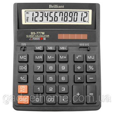 ТОП! Калькулятор Brilliant BS-777M - (gHome), фото 1