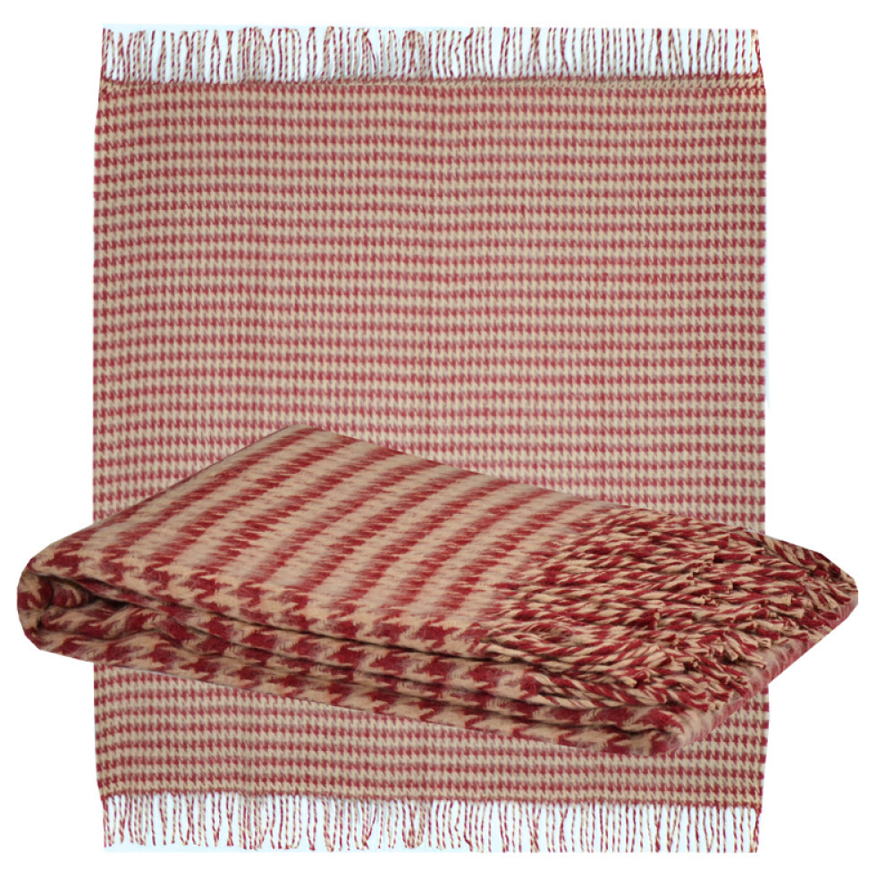 Плед 170х200см з вовни мериноса Ярослав диз.10/1, фото 1