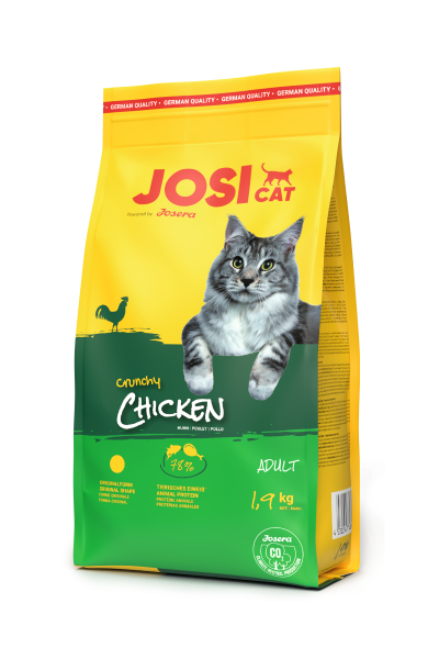 Josera JosiCat Crunchy Chicken з птахом для дорослих кішок 1.9 кг
