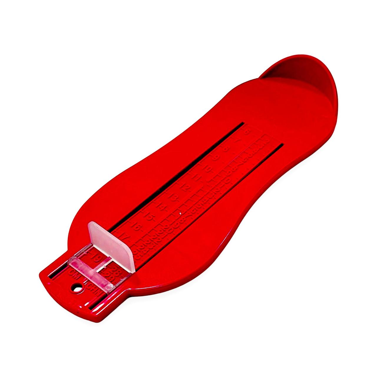 Лінійка для вимірювання довжини стопи дитини BabyCare Стопомір червоний