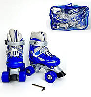 Ролики дитячі 5288-XS розмір 27-30, колеса PVC, d колес – 4,5 см, сині