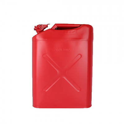 Каністра сталь CARFORT, вертикальна, антикорозійне покриття, горловина із затискачем, 20 л