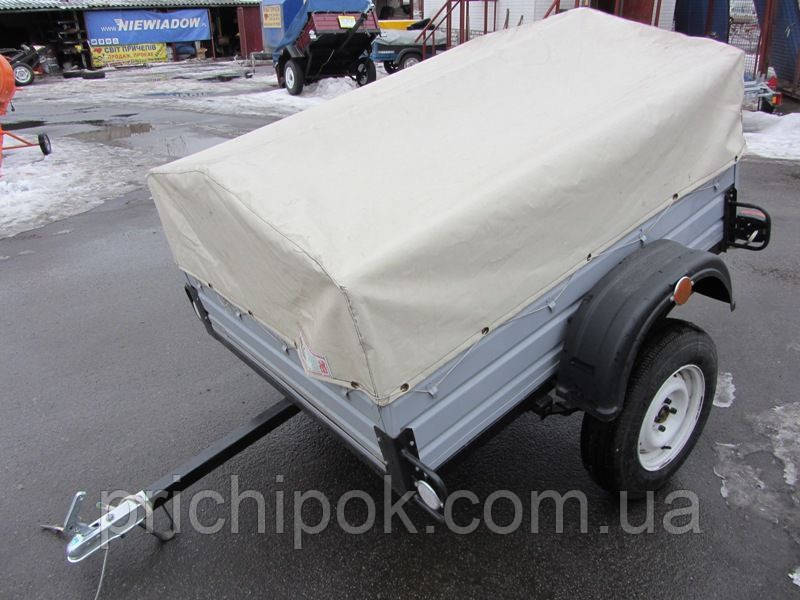 Тент на легковий причіп лев16 тканина ПВХ, фото 1