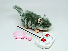 Шиншила плюшева з пультом дистанційного керування 8858-8068 (інтерактивна іграшка), фото 2